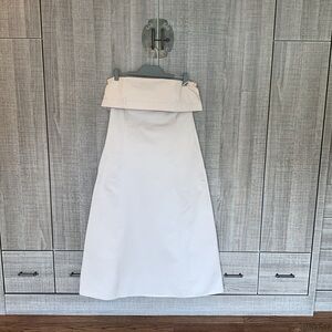 Zara‎ A-Line Strapless Midi Dress